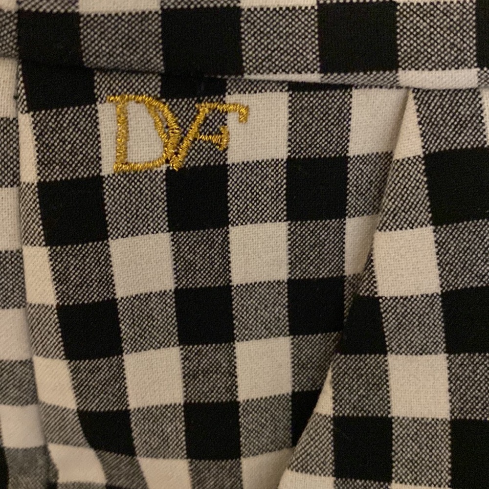 Dvf Size 10 Windowpane Check Pants - image 4